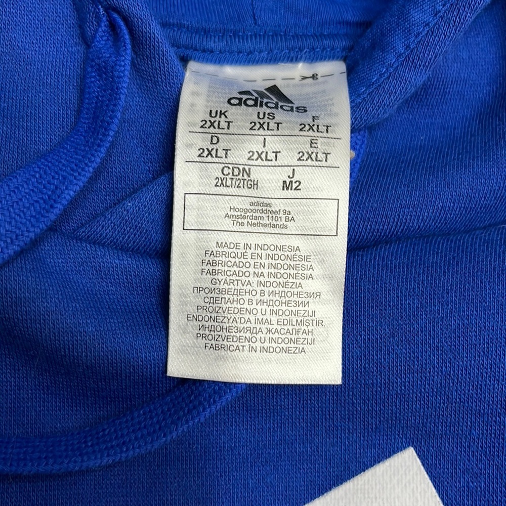 NWT Adidas Hoodie 2XL Tall - Picture 4 of 6